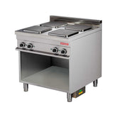 Mașină de gătit electrică pe suport deschis, 4 plite, Linia 900, Arisco